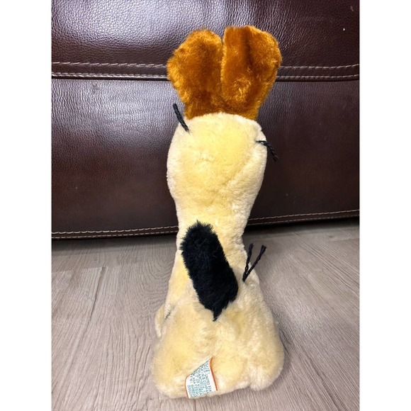 ODIE Plush Toy Garfield Friends Stuffed Animal Dog Vintage 1983 10” Dakin - Picture 4 of 8
